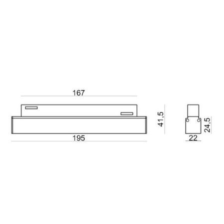 Oprawa magnetyczna punkty LED MultiLINE DOTS S 12W 3000K 19,5cm | biały