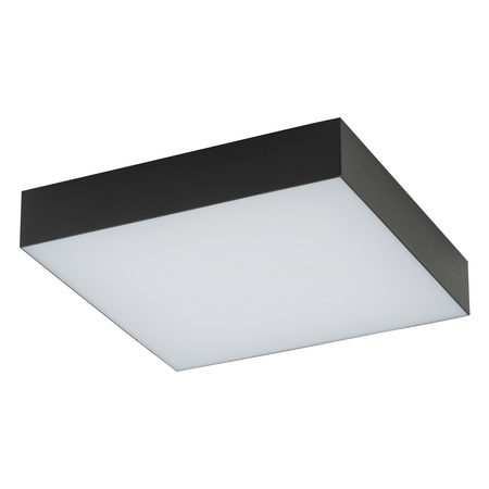 Plafon LID SQUARE LED 21cm 35W barwa ciepła 3000K | czarny 10426