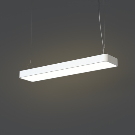 Lampa wisząca SOFT LED WHITE dł. 93,5cm 2xLED TUBE T8 | biały