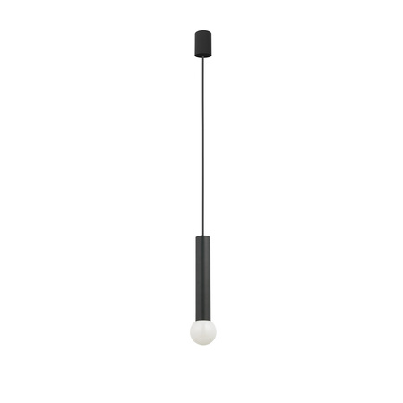 Lampa wisząca BATON BLACK M wys. 25cm E27 | czarny