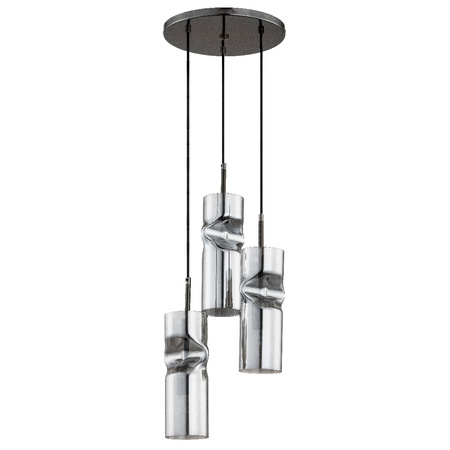 Lampa wisząca ALFA KAPRIS GRAFITOWA 3xE27 32cm | 61017