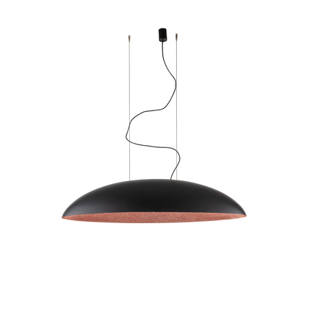 Lampa wisząca CANOE dł. 117cm 40W 5xE27 | czarny/miedziany