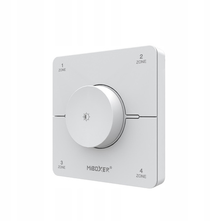 Obrotowy pilot K0S MONO+CCT LED 4 STREFY | biały