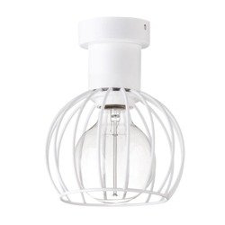 Lampa plafon 1pkt LUTO KOŁO biała