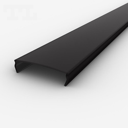 Osłonka C2 na klik 200cm | profile LED P13-1 | Czarny