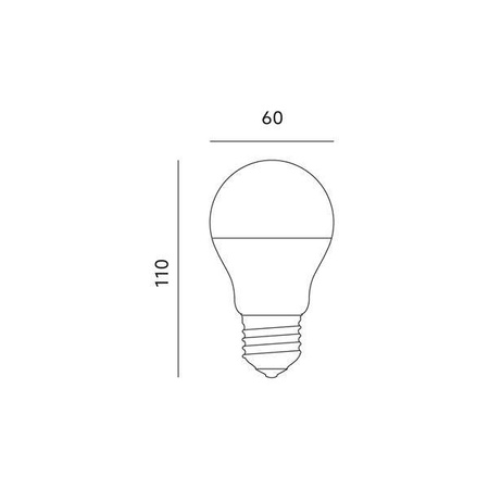 Żarówka LED E27 7W neutralna 4000K