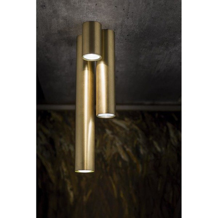 Lampa wisząca zwis tuba rurka EYE BRASS L mosiądz śr. 5,5cm 8800