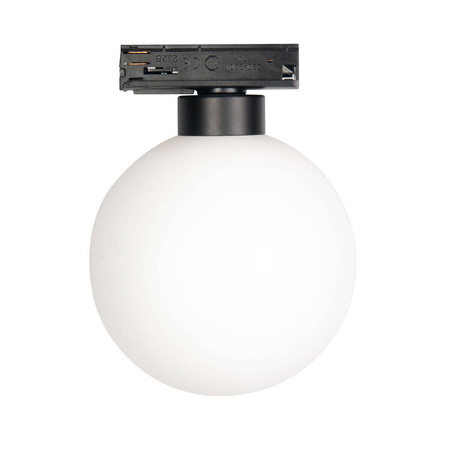 Lampa do szynoprzewodu jednofazowego BOLA, biała kula, 1x5W G9