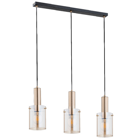 Lampa wisząca ALFA CELIA ZŁOTA 3xE27 18cm | 62165
