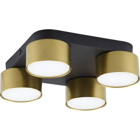 Nowoczesna lampa sufitowa SPACE GOLD 6143 4xGX53 6143