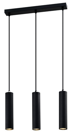 Lampa wisząca TUBO, 33-79091, czarna, 3x25W GU10