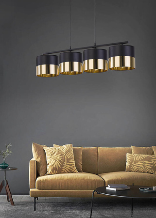 LONDYN GOLD LAMPA WISZĄCA 4 PŁ