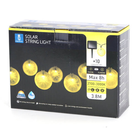 Dekoracyjne oświetlenie LED WARM WHITE LEMON