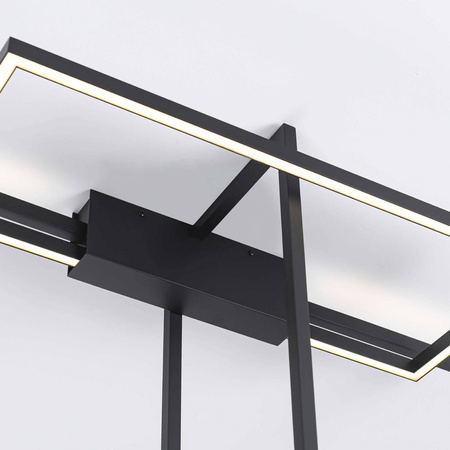 Lampa sufitowa Frame 3D, czarna, 60W LED, barwa neutralna 4000K