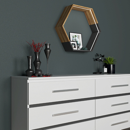 Profil LED P4-2 200cm szer. 9mm | do osłonek C10 | czarny