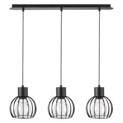 Lampa wisząca listwa III LUTO KOŁO czarna