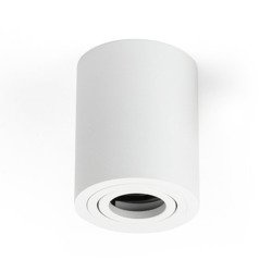 Oprawa sufitowa spot tuba natynkowa CROSTI SASARI RO 145 S biały śr. 9cm