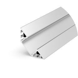 Profil LED P7-1 narożny kąt 45° 200cm | do osłonek C1/C4/C13 | srebrny