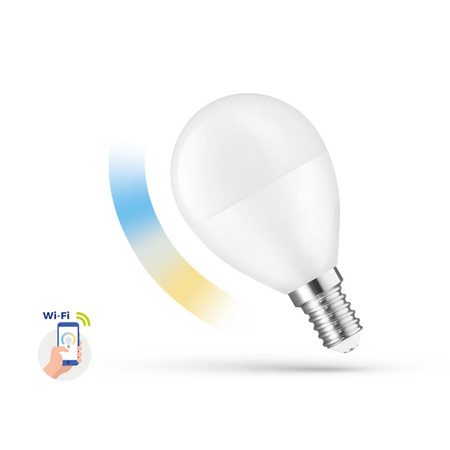 Żarówka LED KULKA 5W E-14 230V CCT WI-FI/BT SMART