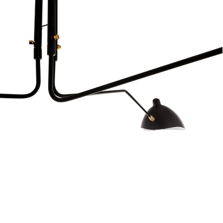 Stylowa lampa wisząca FABIO E27 60W wys. 102cm | zloty