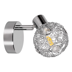 Lena Kinkiet 1xG9 Max.28W Chrom Metal/Szkło Przezroczyste 2095128