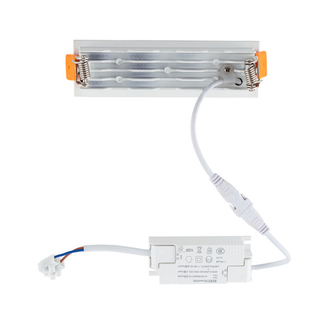 Oprawa sufitowa wpuszczana MINI LED WHITE 14,6cm 10W neutralna 4000K | biały