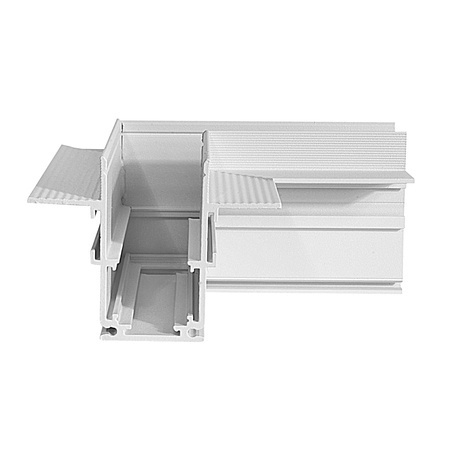 Łącznik kątowy do szyn magnetycznych podtynkowych 12,5mm LL-20D 48V | biały