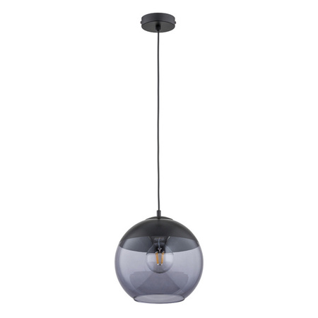 Lampa wisząca do salonu HIRA E27 wys. 90cm | szary