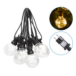 Dekoracyjne oświetlenie LED STRING LIGHTS 10 TRANSPARENT BULBS 8M