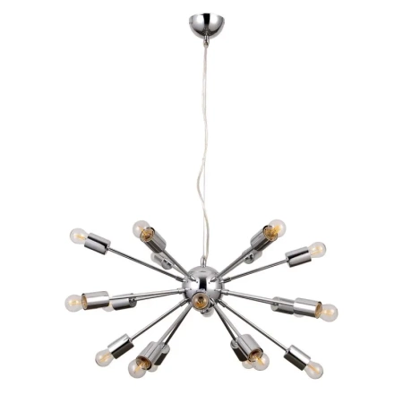 Lampa wisząca THEO śr. 64cm 18xE27 | chrom