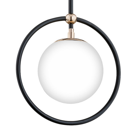 Lampa wisząca ALFA AKIRA CZARNO-BIAŁA 3xE14 80cm | 62207