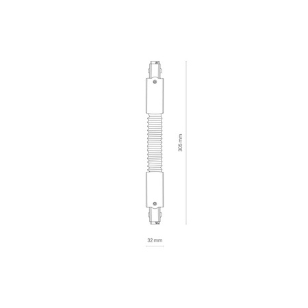 Łącznik giętki CTLS POWER FLEX CONNECTOR BLACK 8700 czarny 8700