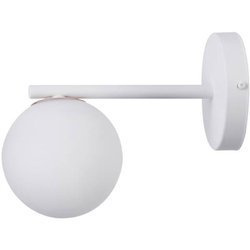 Lampa ścienna, szklana kula GAMA KINKIET biały 33195