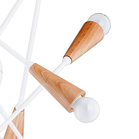 Lampa sufitowa APPER WHITE VI biała 48cm