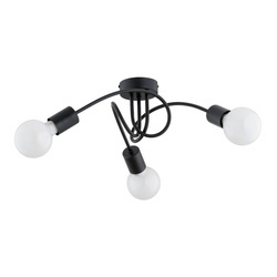 Lampa sufitowa ALFA FARTA CZARNA 3xE27 47cm | 62466