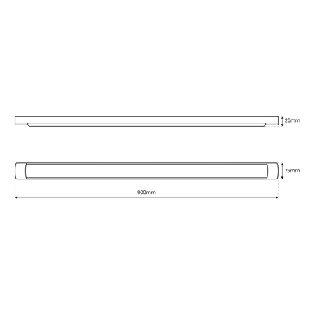 Listwa LED Batten 27W 90cm 4000K