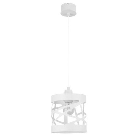 Lampa wisząca MODUŁ FREZ biała 17,5cm