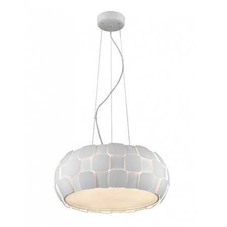 Lampa wisząca nad stół, do salonu biała ambient Zuma Line SOLE śr.46cm 5xE27