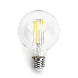 Żarówka FILAMENT LED E27 4W ciepła 2700K G80
