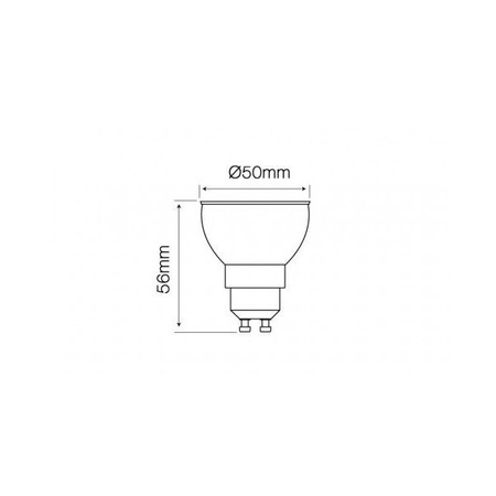 Żarówka LED GU10 7W ciepła 2700K Ledline 630Lm