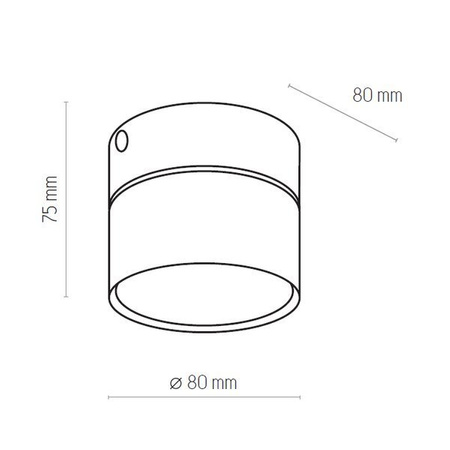 Nowoczesna lampa sufitowa SPACE BLACK 3398 1xGX53