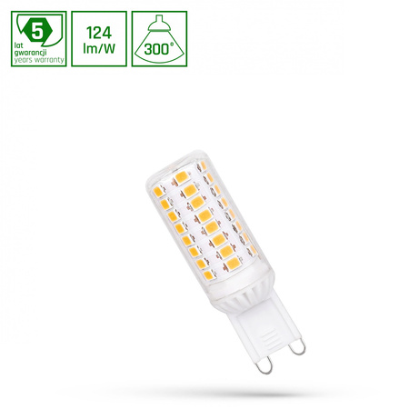 LED G9 230V 4.5W NW SMD 5 LAT PREMIUM SPECTRUM