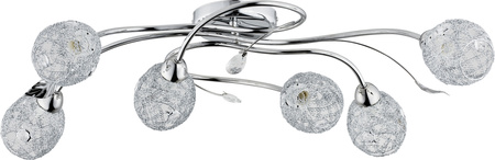 Lampa sufitowa ALFA ORLEAN CHROM 6xE14 83cm | 20386