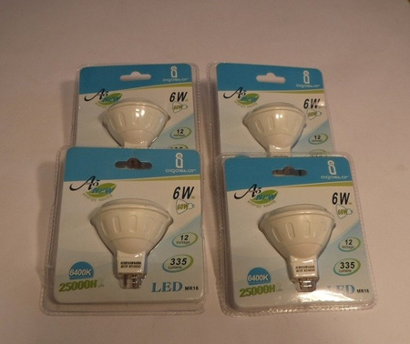 Żarówka LED MR16 6W zimna 6400K 12V