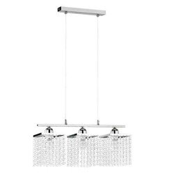 Lampa kryształowa zwis nad stół MOSS szer. 48,5cm