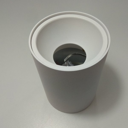 Natynkowy spot tuba KIVI GU10 śr 9,6cm | biały