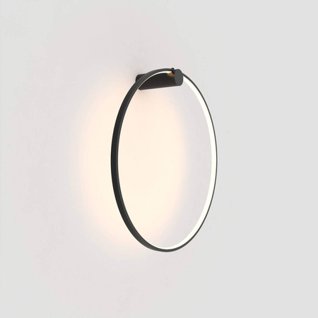 Kinkiet MIRROR, mały, czarny, 35W LED, barwa ciepła 3000K, IP44