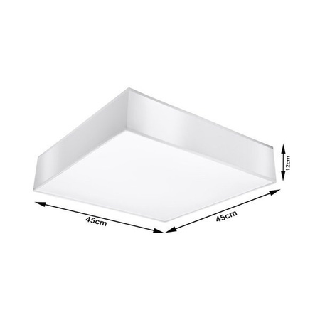 Plafon Sollux HORUS 45 Lampa sufitowa PVC, Stal, biały 3 x 15W LED, SL.0141