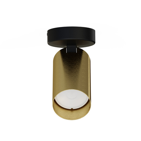 Reflektor sufitowy natynkowy MONO I SOLID BRASS wys. 10,5cm GU10 | mosiężny