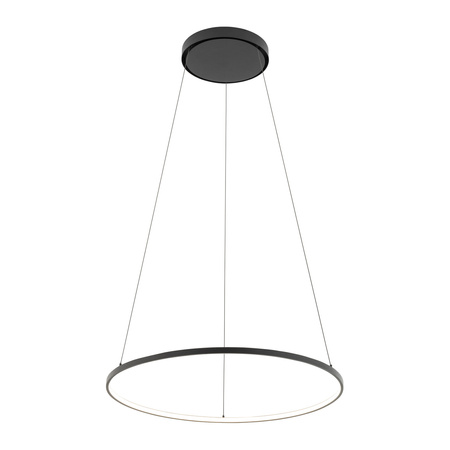 Lampa wisząca CIRCOLO LED szer. 60cm 21W barwa neutralna 4000K | czarny